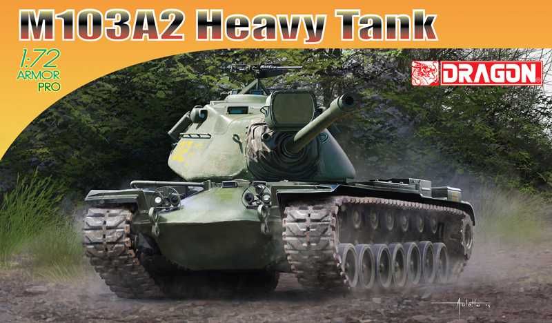 Model Kit tank 7523 - M103A2 HEAVY TANK (1:72) Dragon