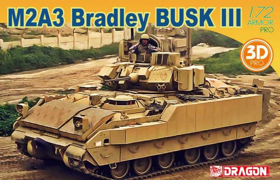 Model Kit tank 7678 - M2A3 BRADLEY BUSK III (1:72) Dragon