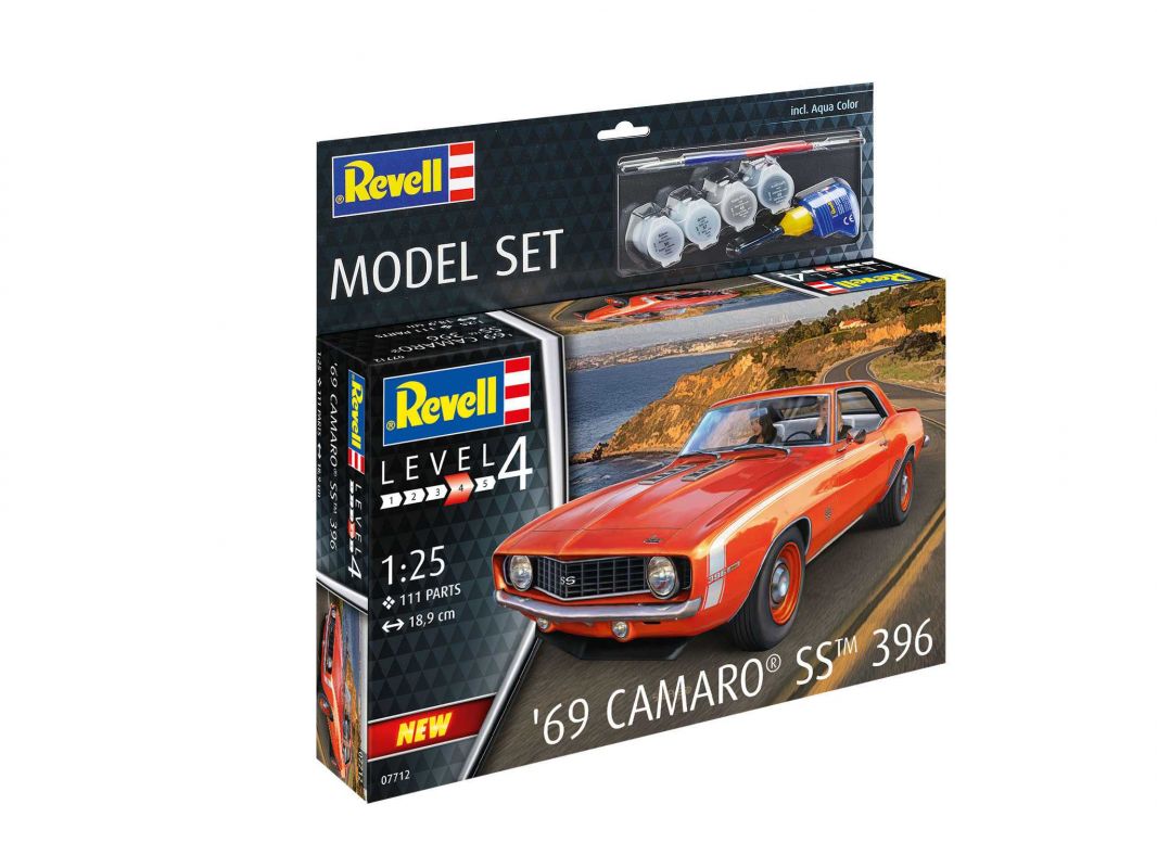 ModelSet auto 67712 - 69 Camaro SS (1:25) Revell