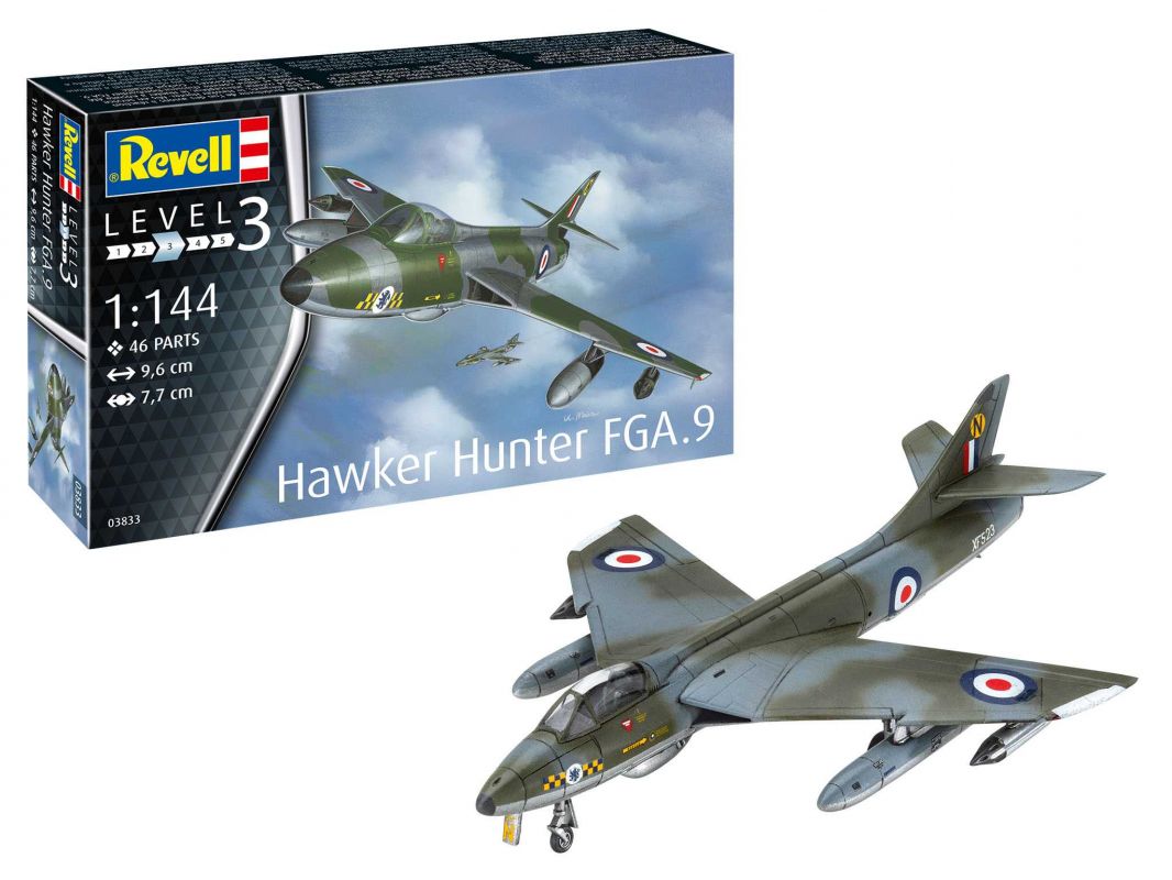 ModelSet letadlo 63833 - Hawker Hunter FGA.9 (1:72) Revell
