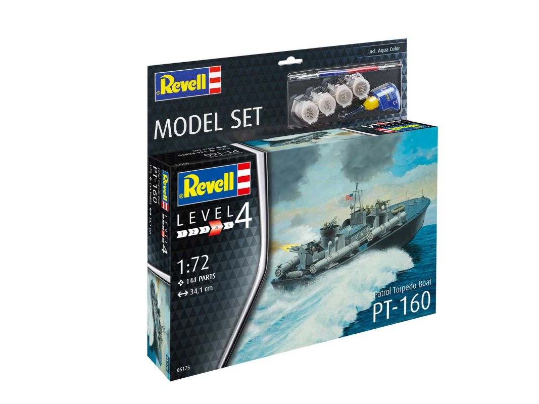 ModelSet loď 65175 - Patrol Torpedo Boat PT-559 / PT-160 (1:72) Revell