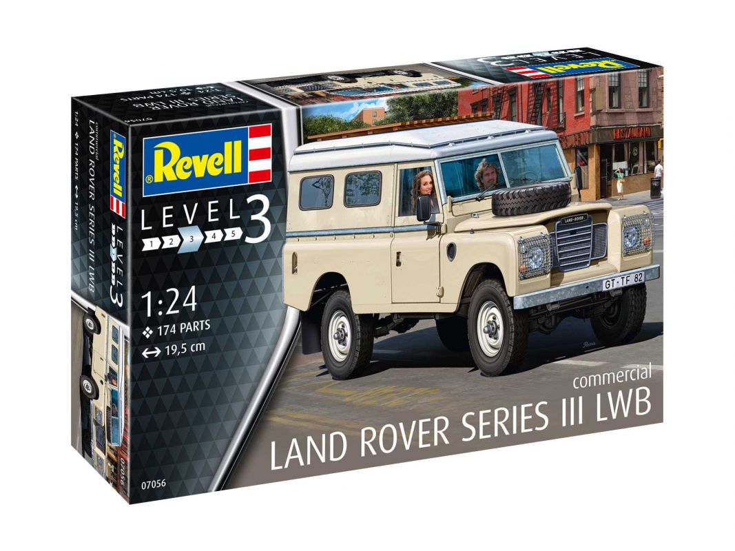 Plastic ModelKit auto 07056 - Land Rover Series III LWB (commercial) (1:24)