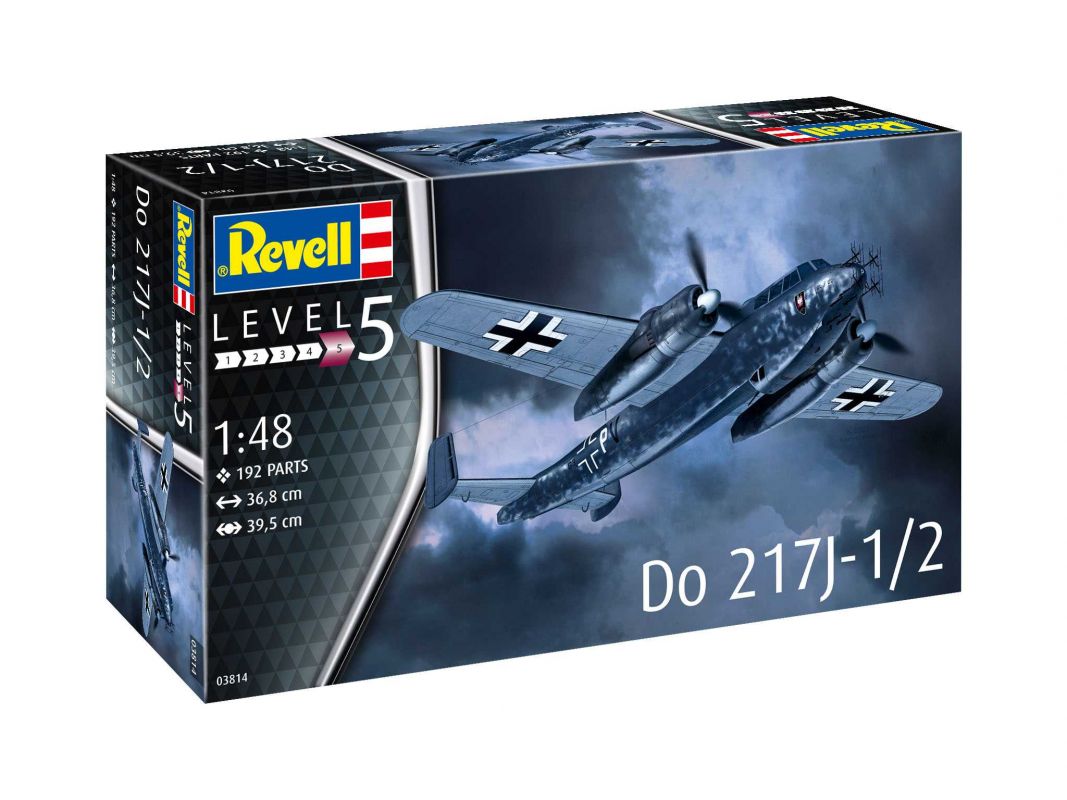 Plastic ModelKit letadlo 03814 - Do 217J-1/2 (1:48)