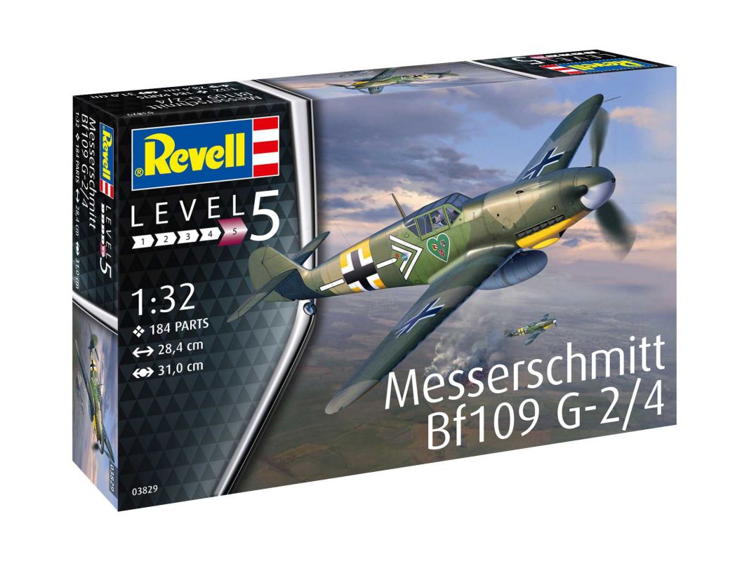 Plastic ModelKit letadlo 03829 - Messerschmitt Bf109G-2/4 (1:32) Revell