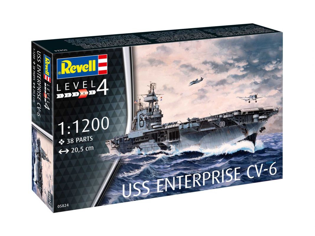 Plastic ModelKit loď 05824 - USS Enterprise (1:1200) Revell