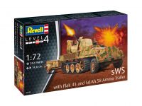 Plastic ModelKit military 03293 - sWS mit Flak-Aufbau als Sfl. mit 3,7cm Flak 43 (1:72)