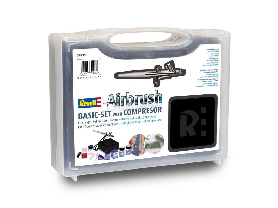 Airbrush Komplet Set 39195 - základní řada s kompresorem (NEW) Revell