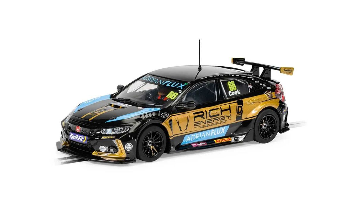 Autíčko Touring SCALEXTRIC C4409 - Honda civic FK8 Type R - BTCC 2022 -BTC Racing Josh Cook (1:32)