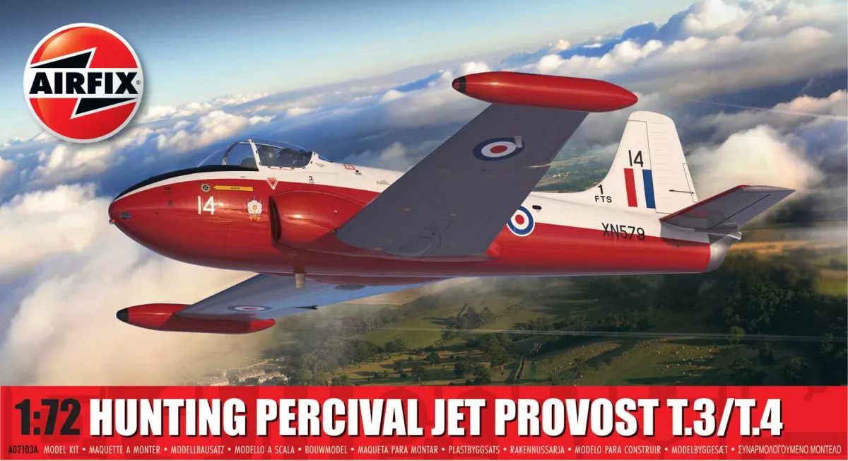 Classic Kit letadlo A02103A - Hunting Percival Jet Provost T.3/T.4 (1:72)