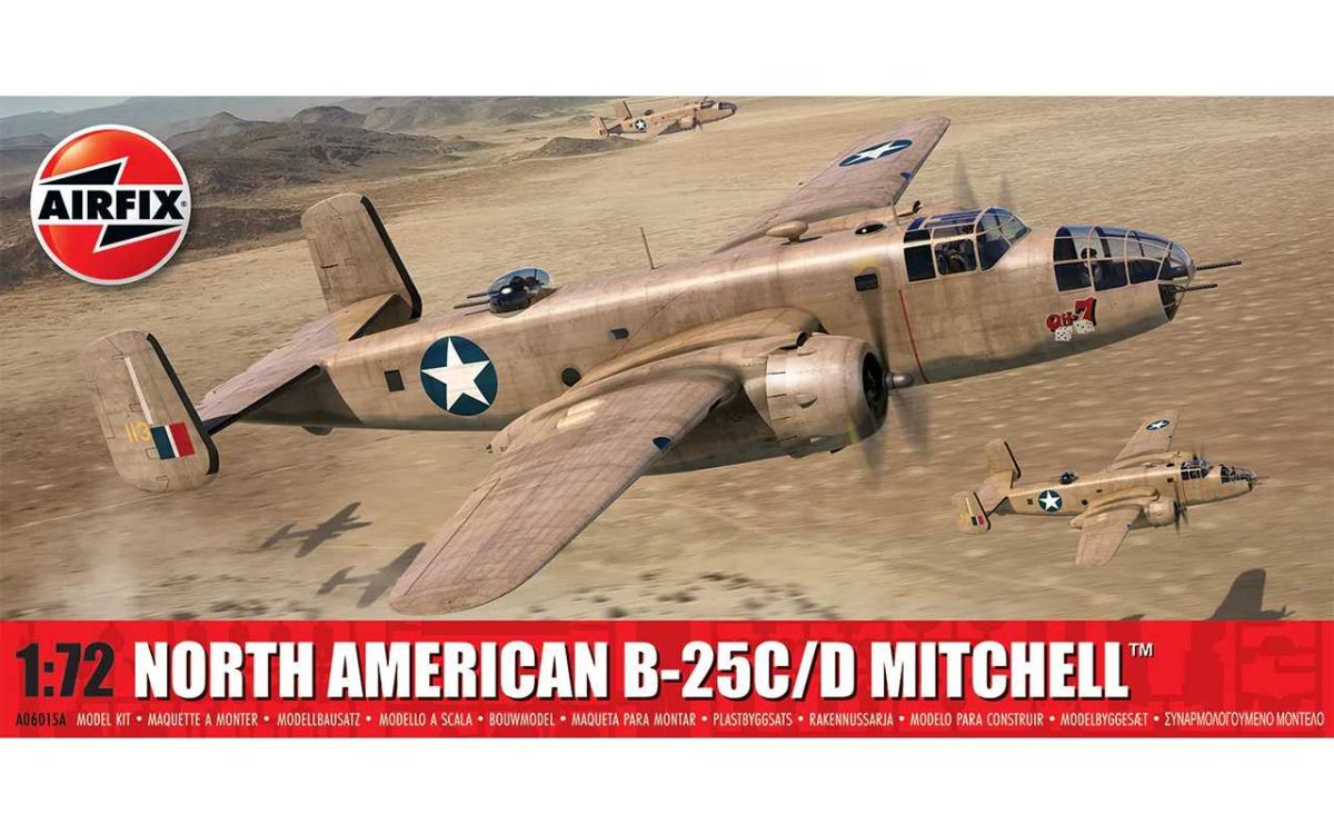 Classic Kit letadlo A06015A - North American B-25C/D Mitchell (1:72)