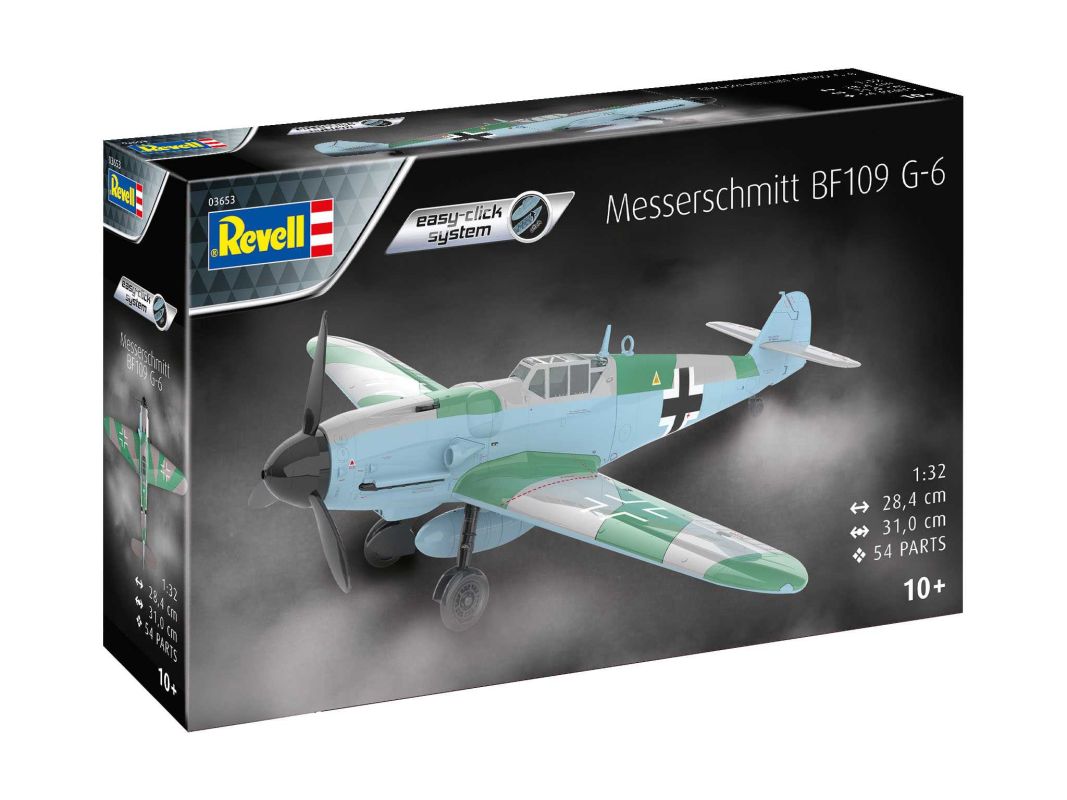 EasyClick ModelSet letadlo 63653 - Messerschmitt Bf109G-6 (1:48)