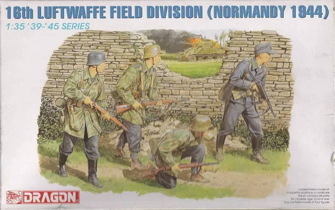 Model Kit figurky 6084 - 16th LUFTWAFFE FIELD DIV (1:35)