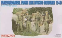 Model Kit figurky 6111 - PANZERGRENADIES, PANZER LEHR DIV (1:35)