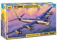 Model kit letadlo 7038 - Tu-95 Soviet turboprop strategic bomber (1:144)