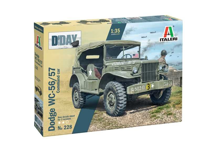 Model Kit military 0228 - Dodge WC56 Command Car (1:35)