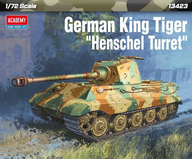 Model Kit tank 13423 - German King Tiger "Henschel Turret" (1:72)