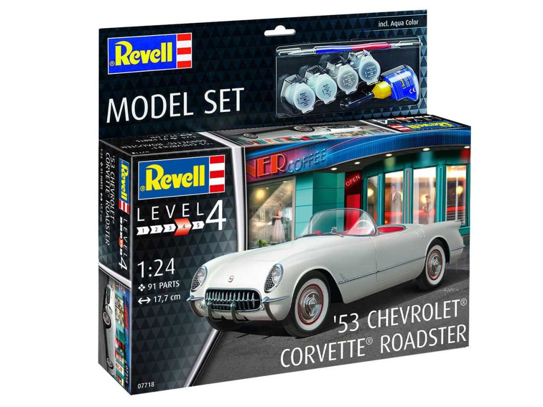 ModelSet auto 67718 - '53 Chevrolet® Corvette® Roadster (1:24)