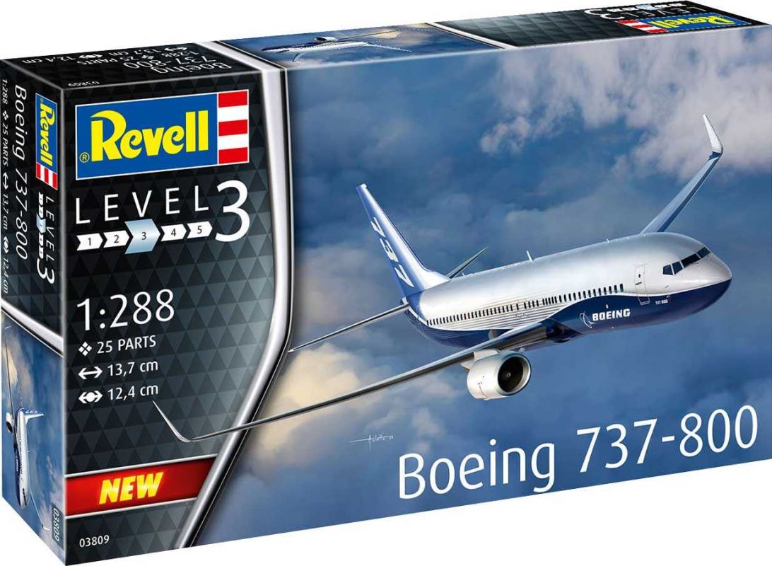 ModelSet letadlo 63809 - Boeing 737-800 (1:288)