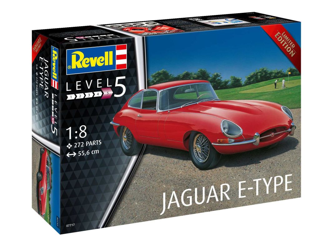 Plastic ModelKit auto 07717 - Jaguar E-Type (1:8)