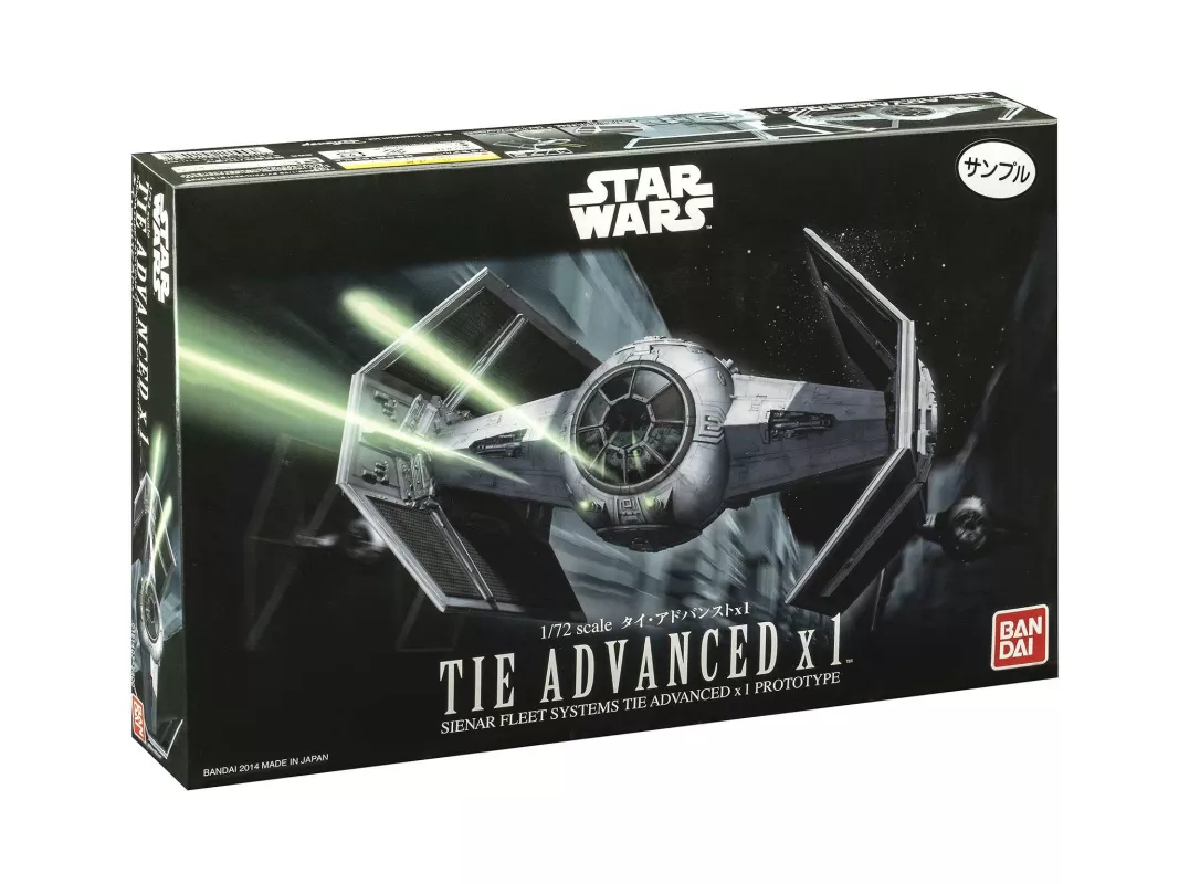 Plastic ModelKit BANDAI SW 01214 - TIE Advanced (1:72)