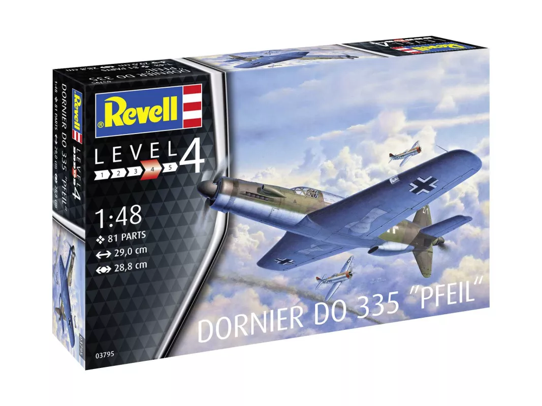 Plastic ModelKit letadlo 03795 - Do335 Pfeil (1:48)