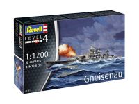 Plastic ModelKit loď 05181 - Gneisenau (1:1200)