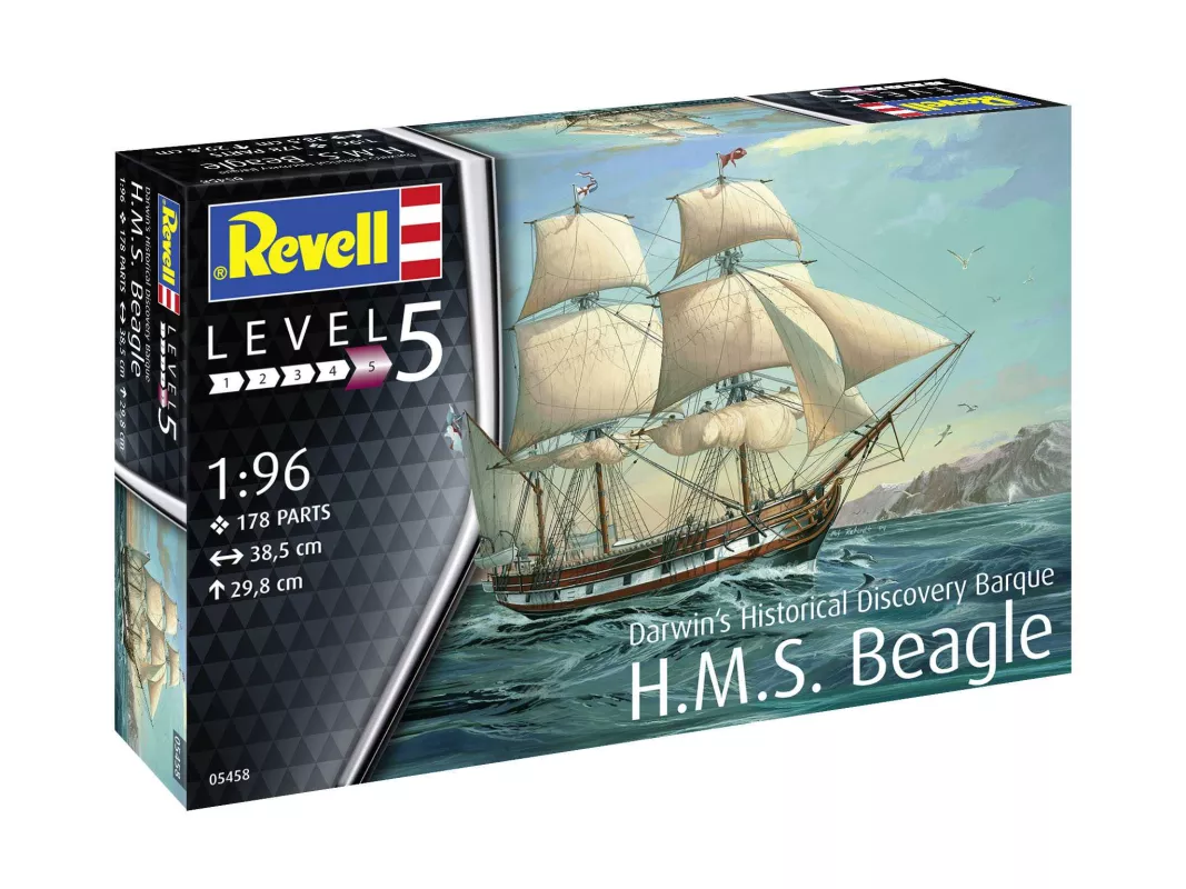 Plastic ModelKit loď 05458 - H.M.S. Beagle (1:96)