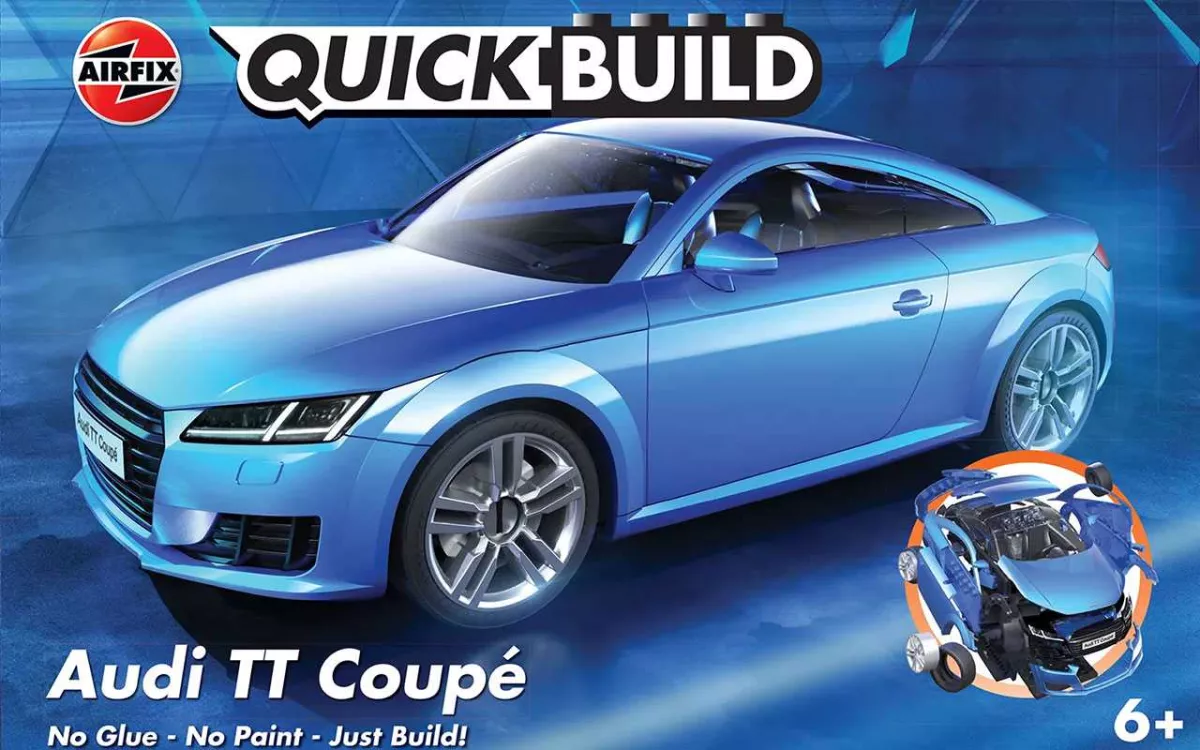 Quick Build auto J6054 - Audi TT Coupe - Blue