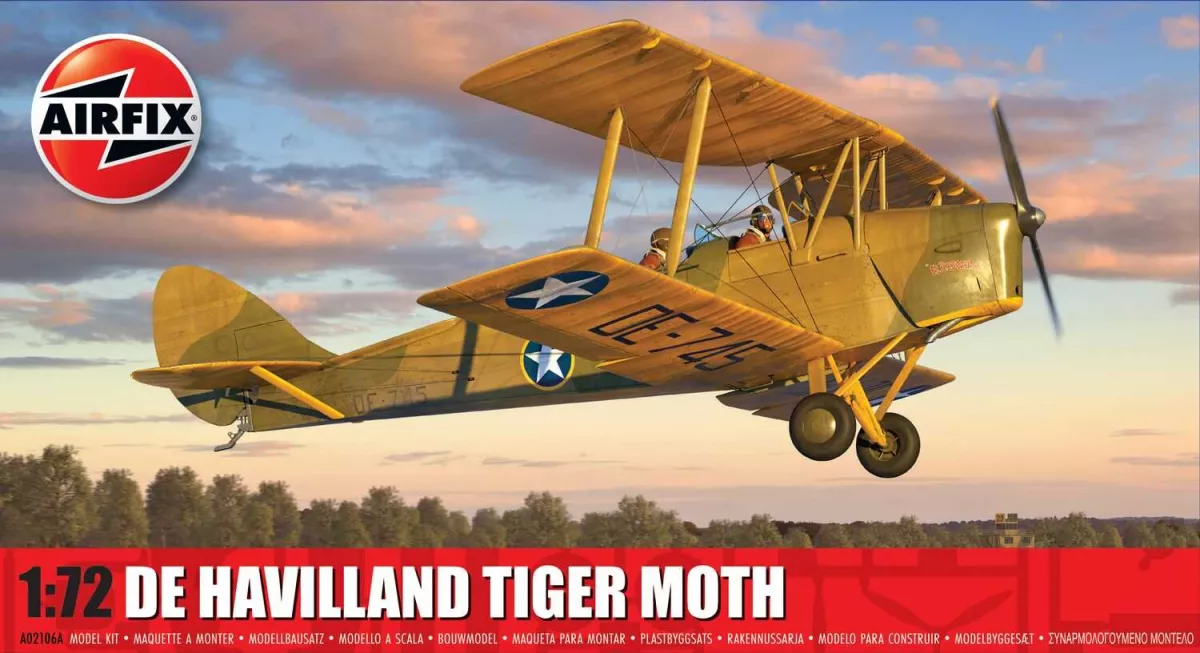 Classic Kit letadlo A02106A - de Havilland Tiger Moth (1:72)