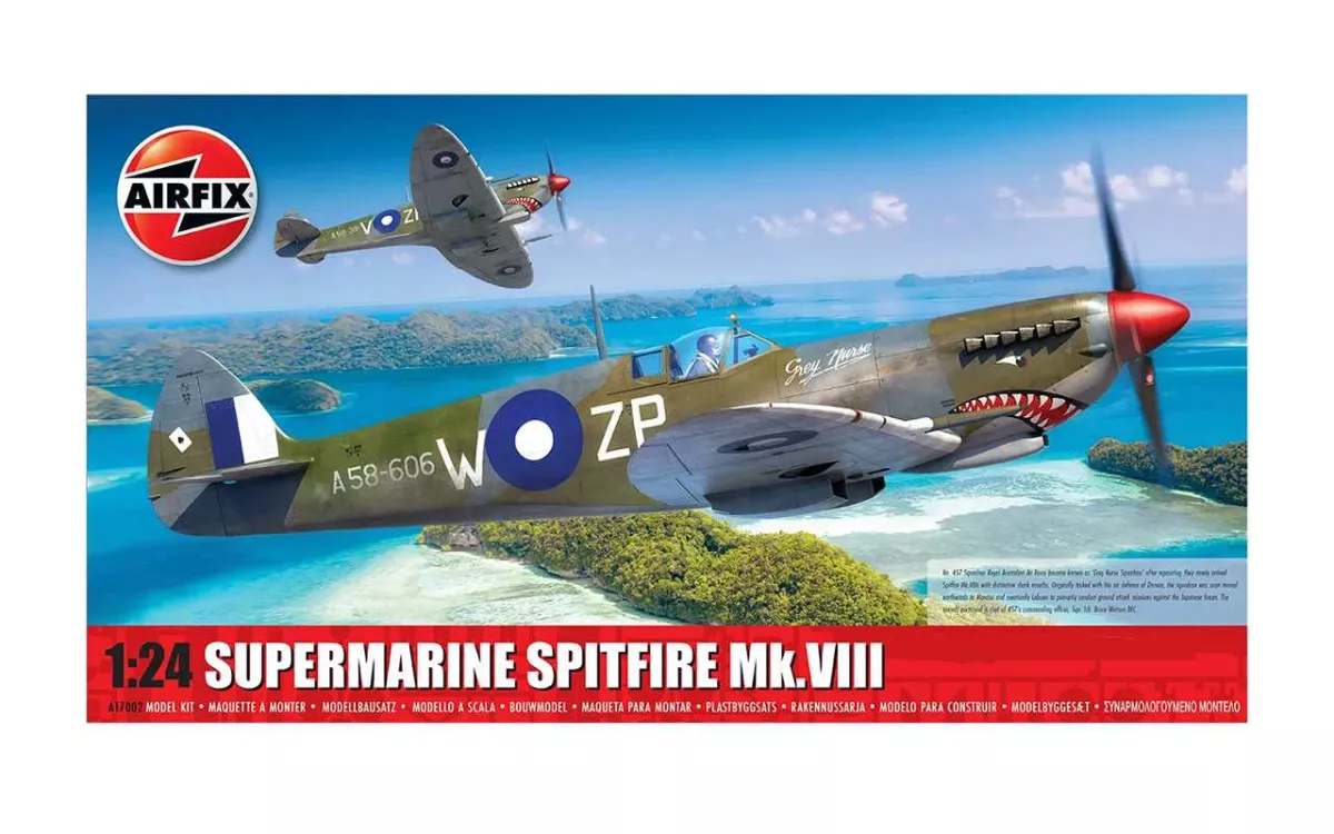 Classic Kit letadlo A17002 - Supermarine Spitfire Mk.VIII (1:24)