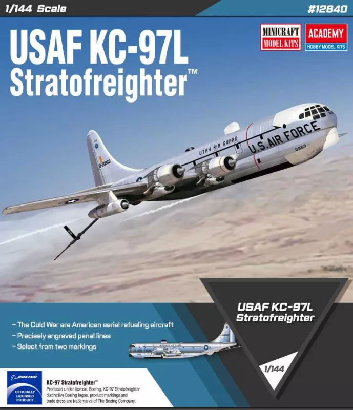 Model Kit letadlo 12640 - USAF KC-97L Stratofreighter (1:144)