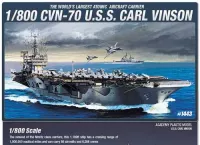 Model Kit loď 14209 - USS CARL VINSON (1:800)