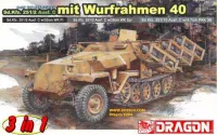 Model Kit military 6284 - Sd.Kfz.251 Ausf.C mit WURFRAHMEN 40 (1:35)