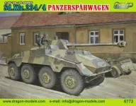 Model Kit military 6772 - SD.KFZ.234/4 PANZERSPÄHWAGEN (PREMIUM EDITION) (1:35)