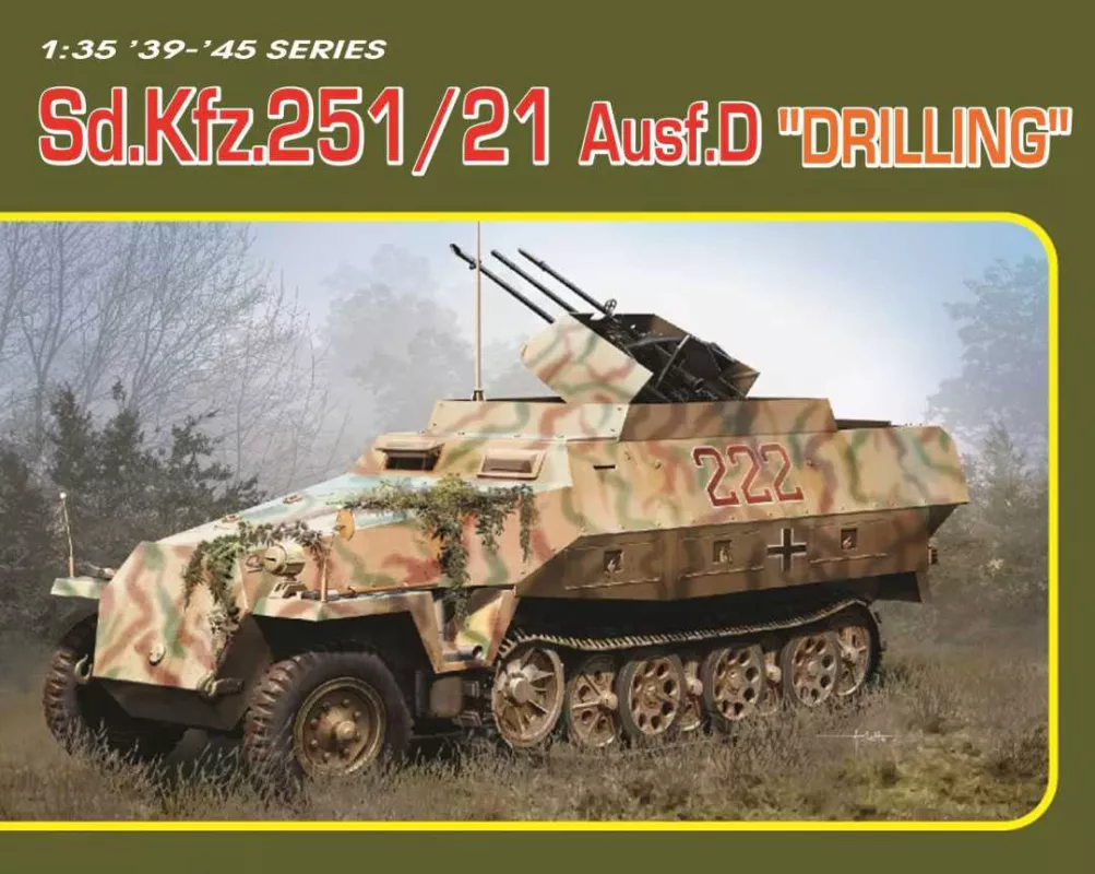 Model Kit military 6862 - Sd.Kfz.251/21 Ausf.D DRILLING (1:35)