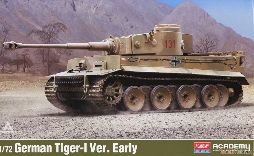 Model Kit tank 13422 - German Tiger-I Ver. Early (1:72)