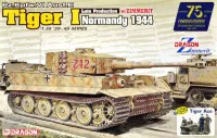 Model Kit tank 6947 - TIGER I LATE w/ZIMMERIT NORMANDY (1:35)