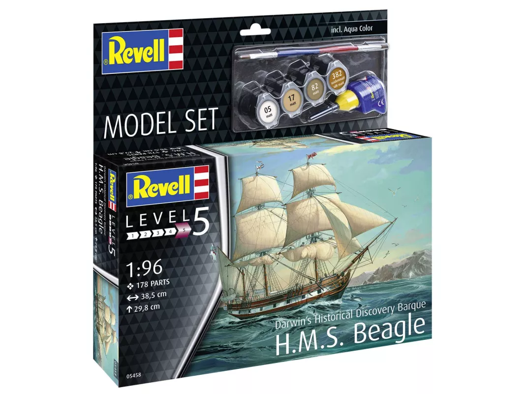 ModelSet loď 65458 - HMS Beagle (1:96)