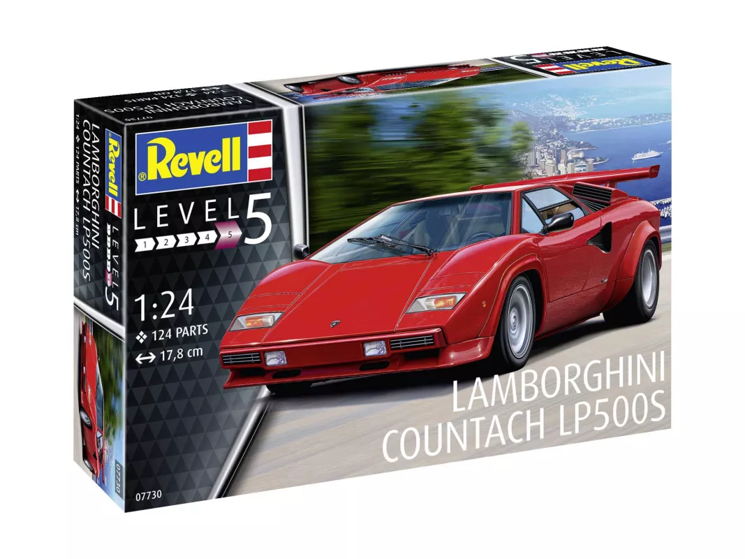 Plastic ModelKit auto 07730 - Lamborghini Countach LP500S (1:24)