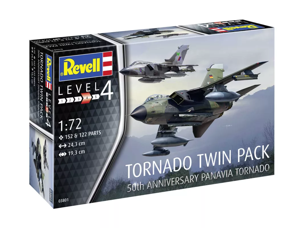 Plastic ModelKit letadlo 03801 - 50th Anniversary Tornado (1:72)