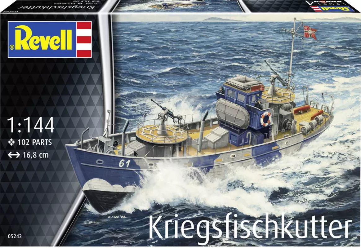 Plastic ModelKit loď 05242 - KFK (Kriegsfischkutter) (1:144)