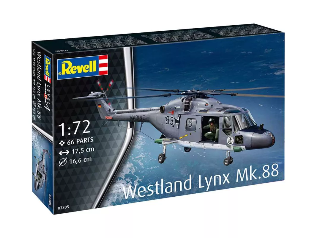 Plastic ModelKit vrtulník 03805 - Westland Lynx (1:72)