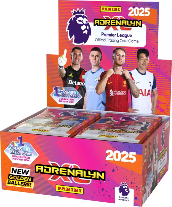 PREMIER LEAGUE 2024/2025 - ADRENALYN - karty - BOX (36 ks)