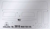 Model Kit truck 3916 - MAN TGX XXL D38 (1:24)