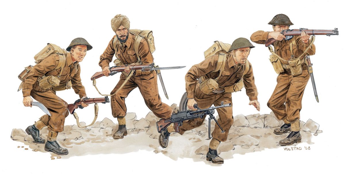 Model Kit figurky 6515 - ALLIED ASSAULT (MONTE CASSINO 1944) (1:35)