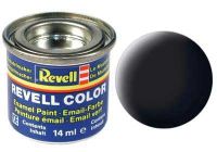 Barva Revell emailová - 32108: matná černá (black mat)