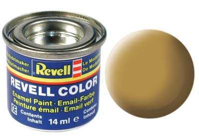 Barva Revell emailová - 32116: matná pískově žlutá (sandy yellow mat)