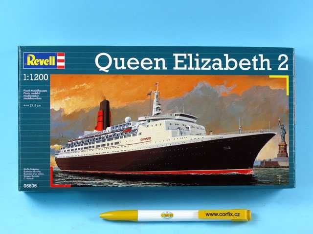 Plastic ModelKit loď 05806 - 'Queen Elizabeth II (1:1200)