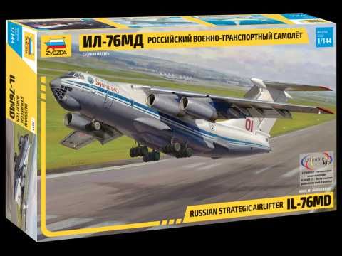 Model Kit letadlo 7011 - Russian strategic airlifter IL-76MD (1:144)