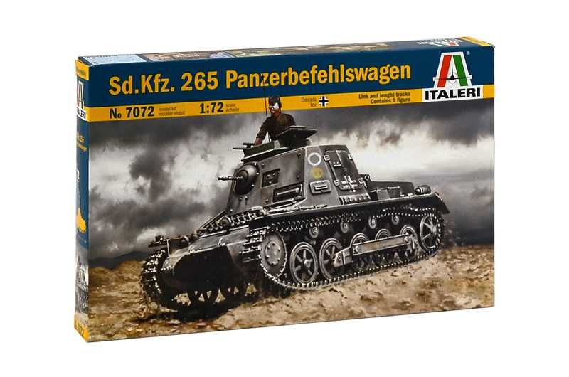 Model Kit military 7072 - SD. KFZ. 265 PANZERBEFEHLSWAGEN (1:72)